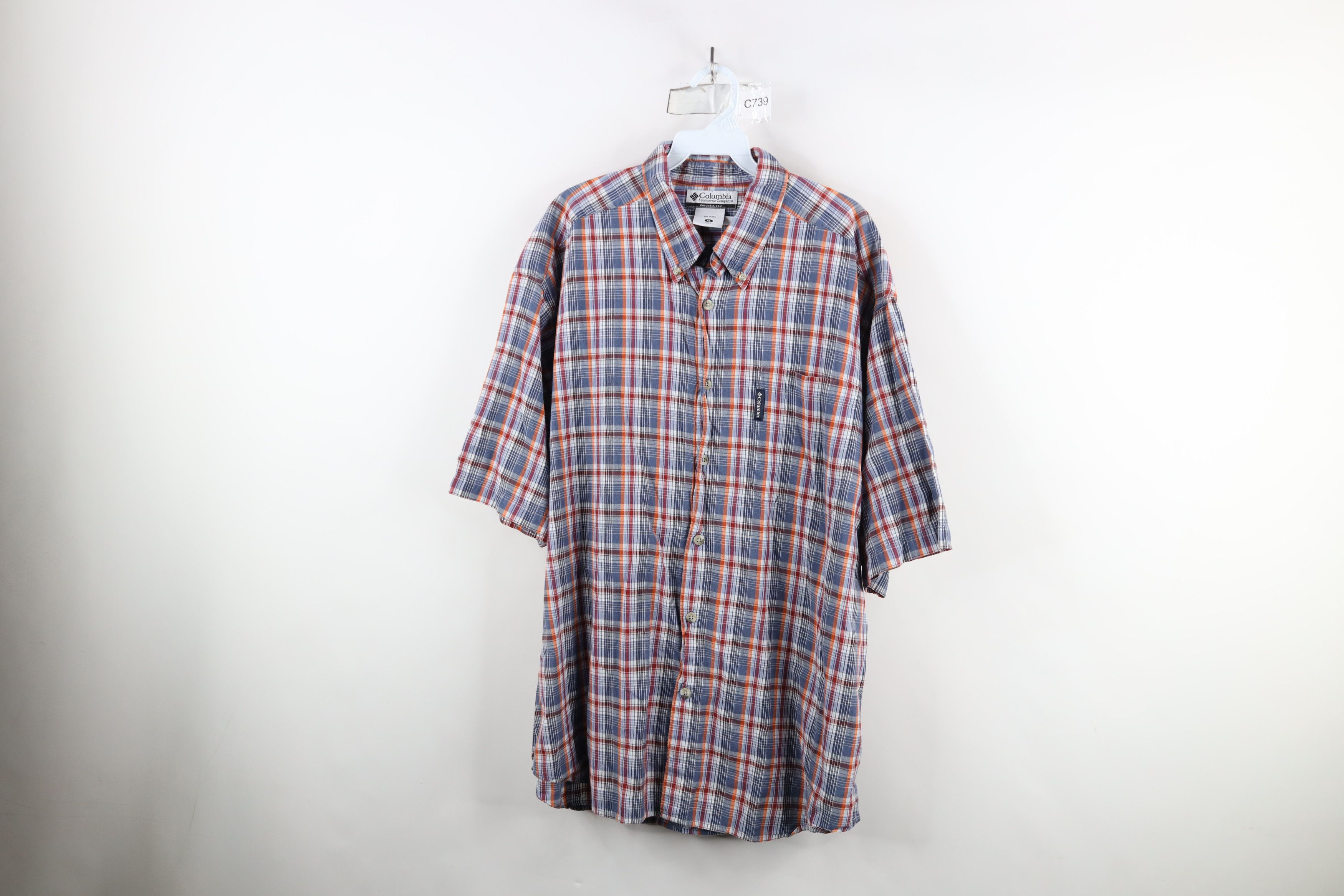Columbia × Vintage Vintage Columbia Rainbow Plaid Collared Button Down Shirt Size US XL / EU 56 / 4 - 1 Thumbnail