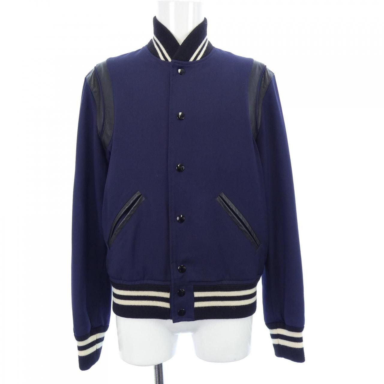 Yves Saint Laurent Yves Saint Laurent Saint Laurent Teddy Jacket Textile Outerwear 354718 YYL09 DUTY FREE for USA Size ONE SIZE - 1 Thumbnail