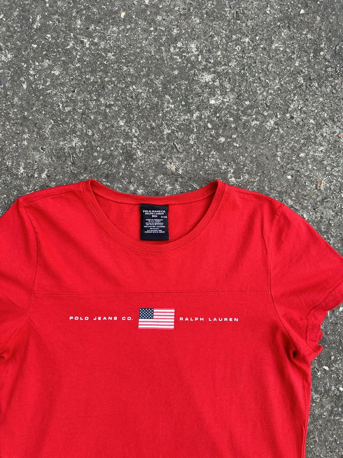 Polo Ralph Lauren Vintage Polo Ralph Lauren T-Shirt USA Logo Size XL / US 12-14 / IT 48-50 - 5 Thumbnail