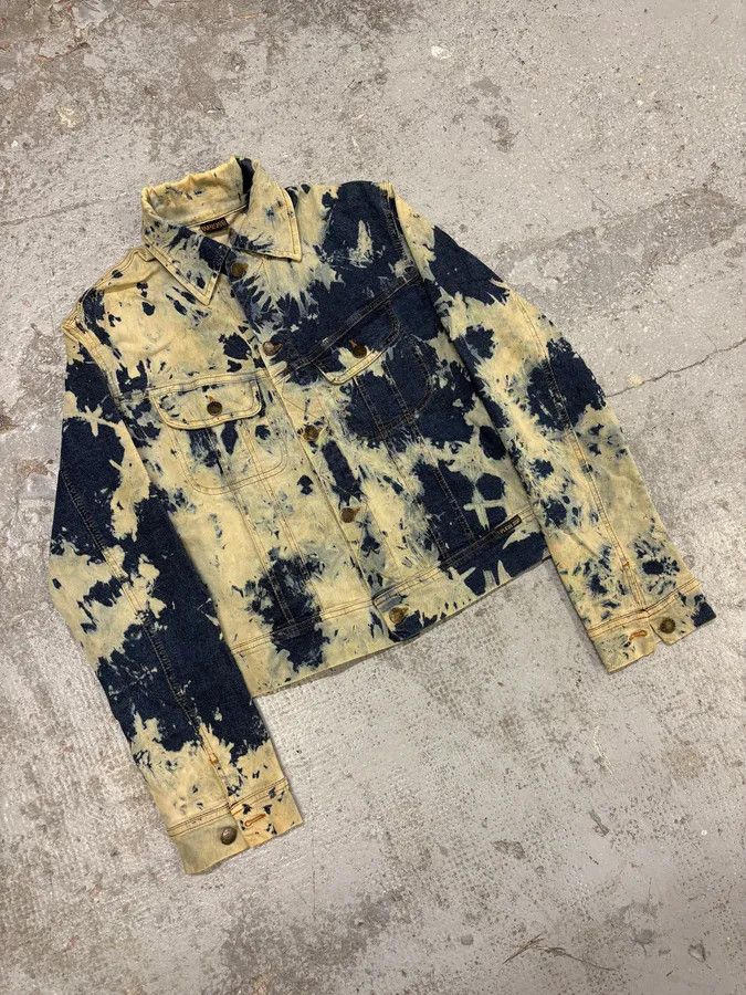 2000s Plein Sud Bleached Denim Jacket