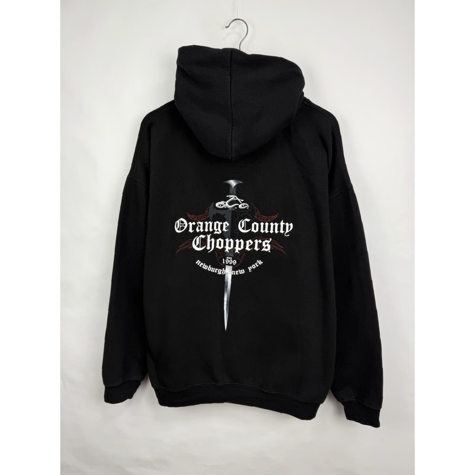 Vintage VINTAGE Orange County Choppers Zip Hoodie Orange XXL Men 2XL Black 1999 Y2K Full Zip Hoodie Size US XXL / EU 58 / 5 - 3 Thumbnail