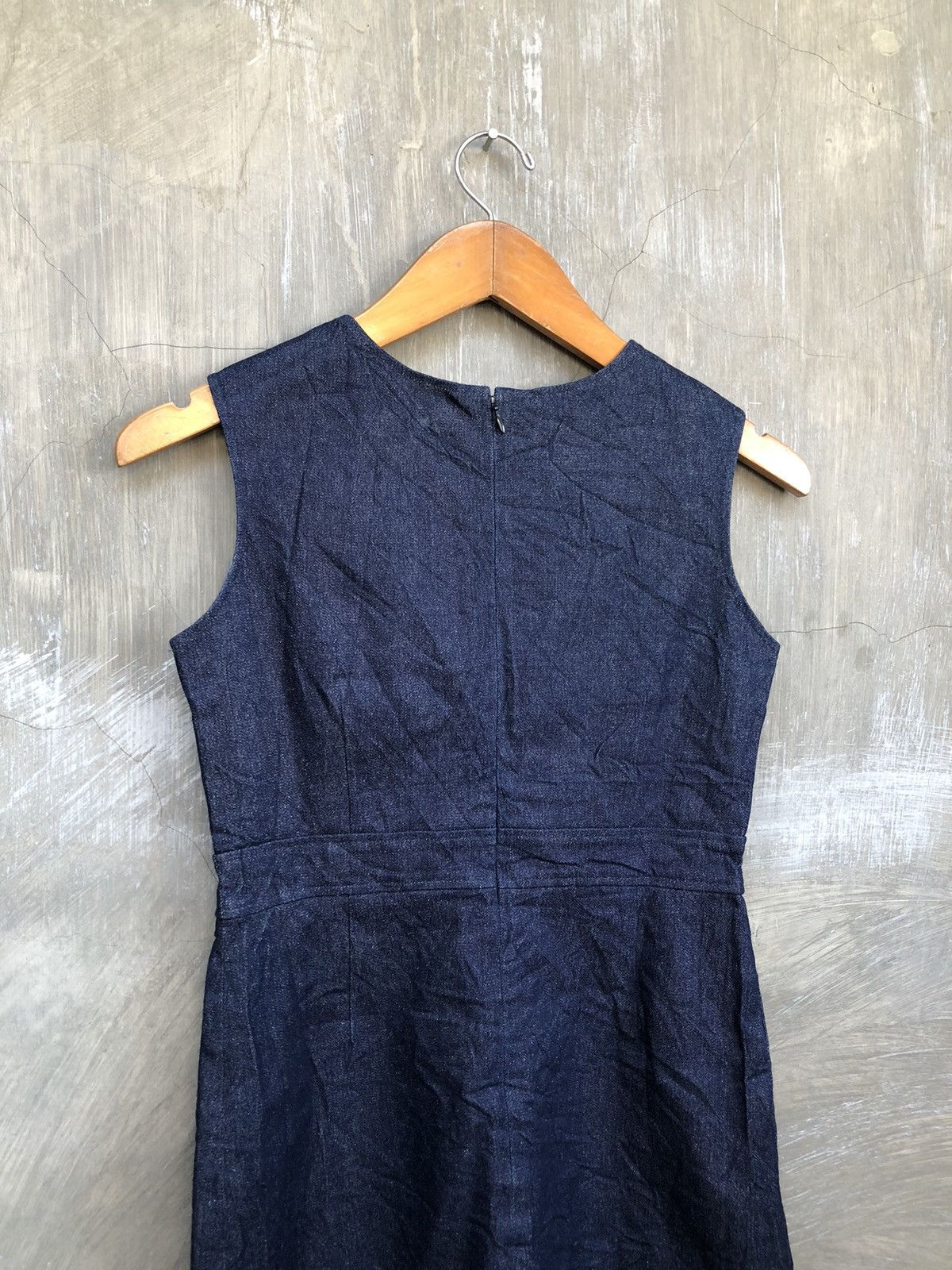 Burberry Burberry Denim Midi Dress Size S / US 4 / IT 40 - 6 Thumbnail