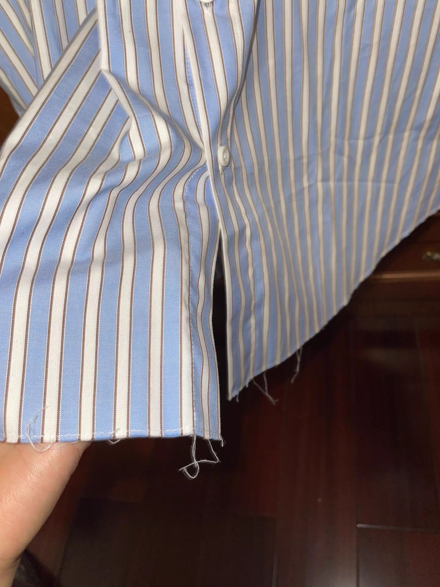 Ader Error Ader Error Oversized Striped Short-Sleeve Shirt A1 unisex Size US S / EU 44-46 / 1 - 6 Thumbnail