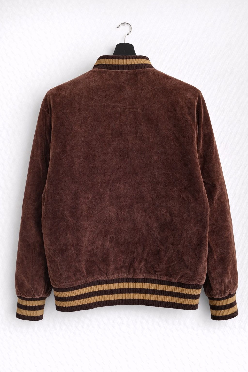 Fubu Vintage FUBU Brown Velvet Bomber Jacket – 90s Hip Hop Size US M / EU 48-50 / 2 - 2 Thumbnail