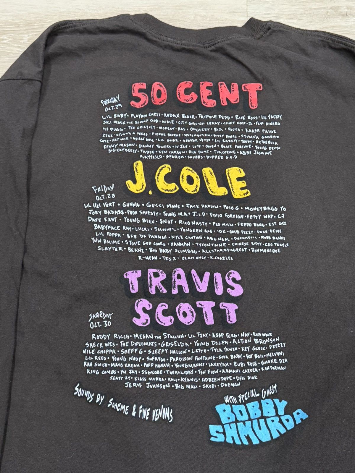 Rolling Loud Rolling Loud NYC Festival Tour Long Sleeve Tee Size US XL / EU 56 / 4 - 4 Thumbnail