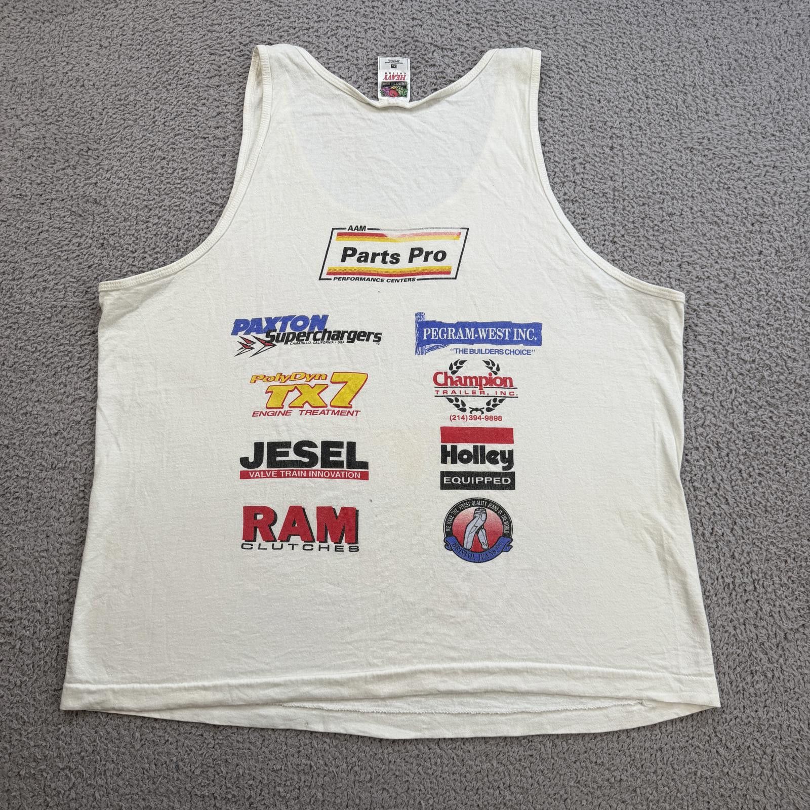 Other Vintage 90s Roy Hill Drag Racing Tank Top XL Made in USA Size US XL / EU 56 / 4 - 2 Thumbnail