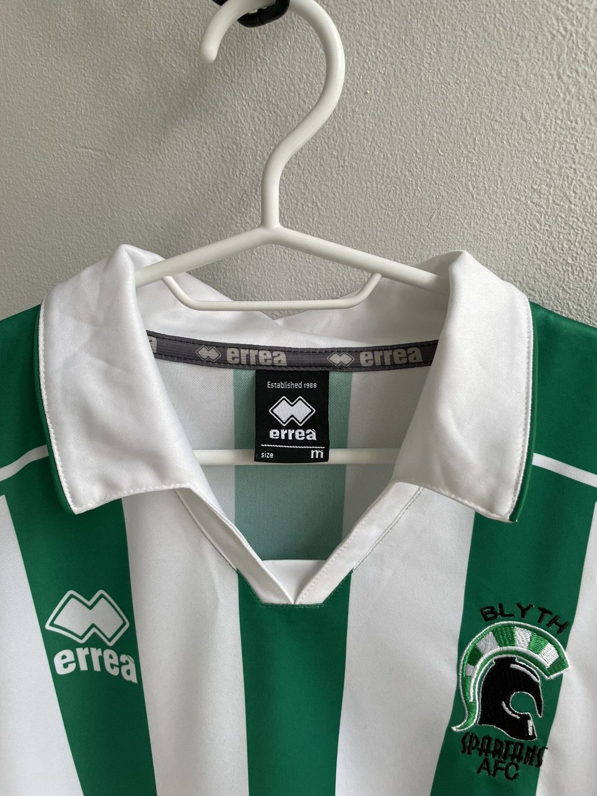 Errea Blyth Spartans AFC Callum #10 Football Soccer Jersey Shirt Size US M / EU 48-50 / 2 - 16 Thumbnail