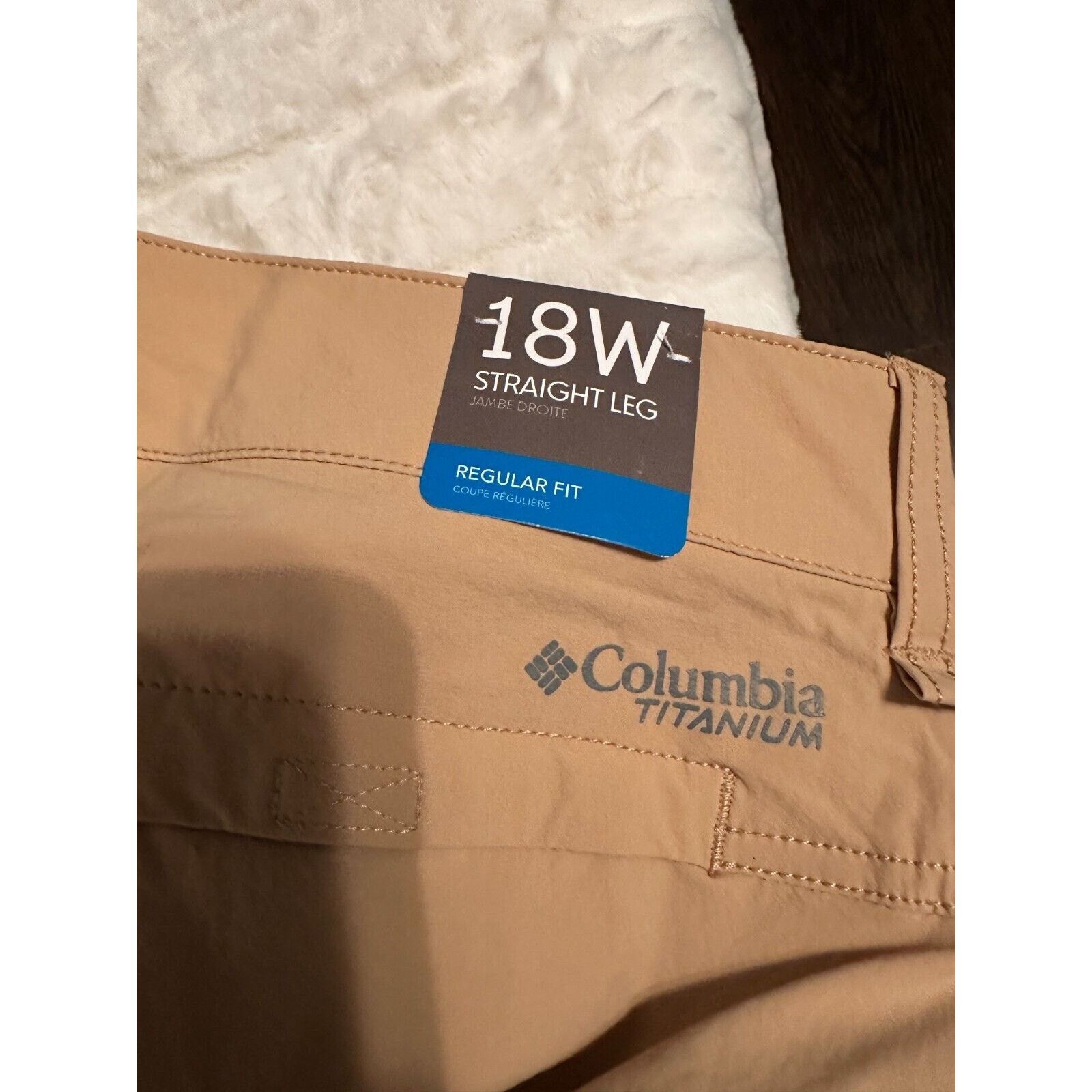 Columbia Women Columbia Titanium Pants 18W- Tan Size 40" / US 18 - 5 Thumbnail