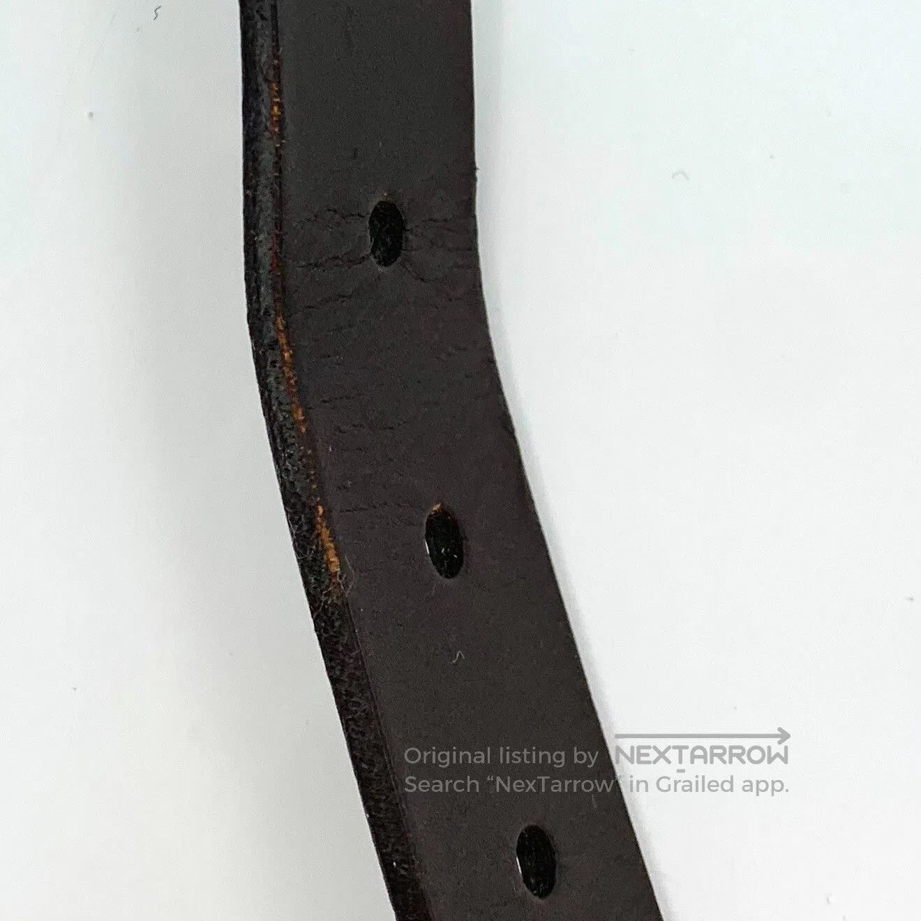 Gucci Gucci Dark Brown Smooth Buckle Belt. Size ONE SIZE - 7 Thumbnail