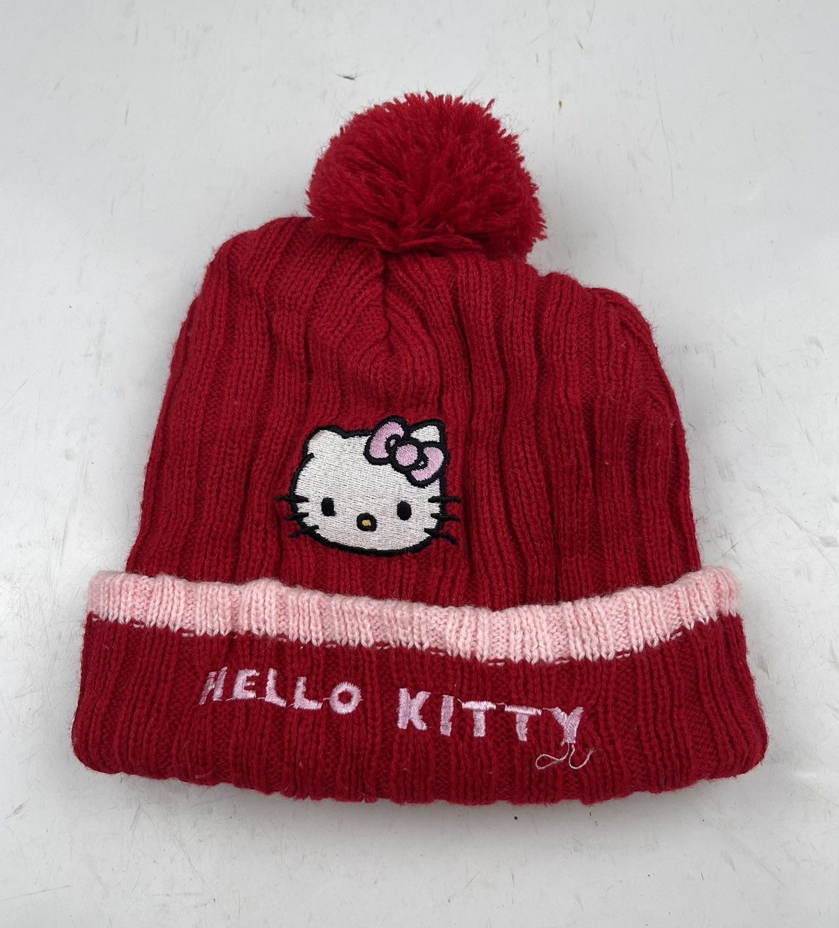 Anime hello kitty beanie hat snow cap tc27 Size ONE SIZE - 2 Thumbnail