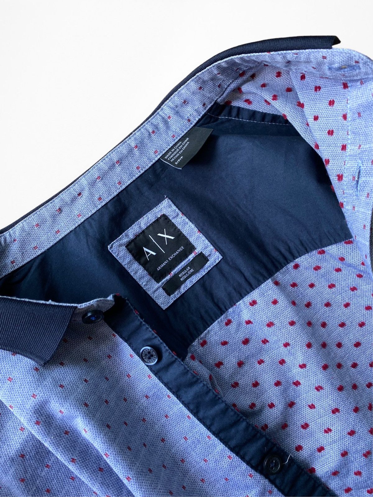 Armani Armani Exchange polka dot ls shirt Size US S / EU 44-46 / 1 - 3 Thumbnail