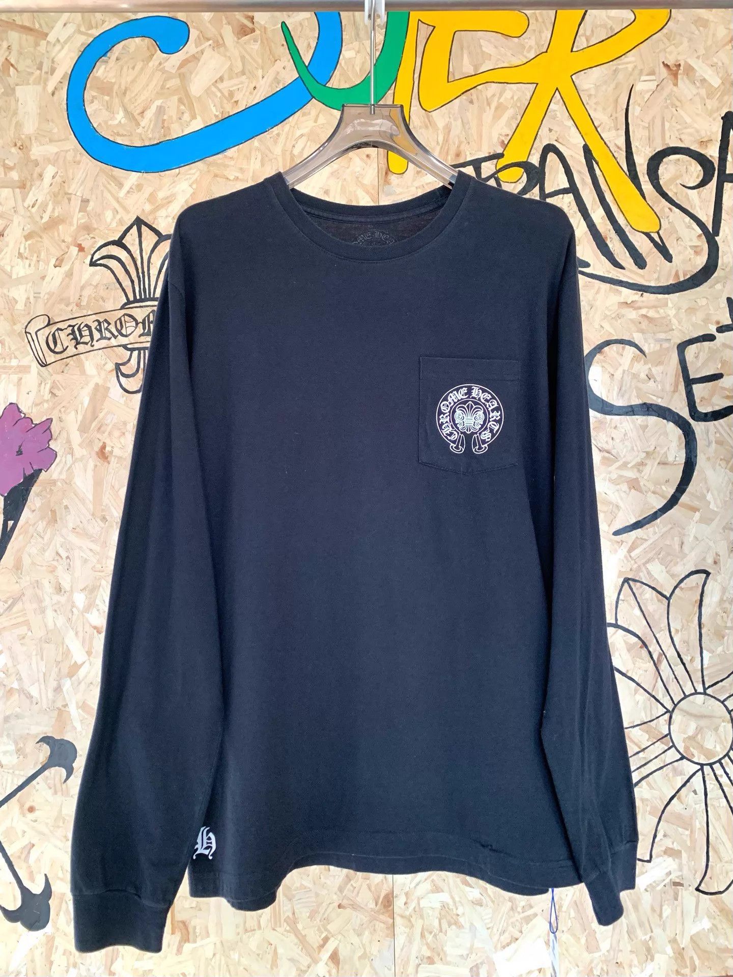 Chrome Hearts Chrome Hearts Manhasset Big Cross LS XL Size US XL / EU 56 / 4 - 1 Thumbnail