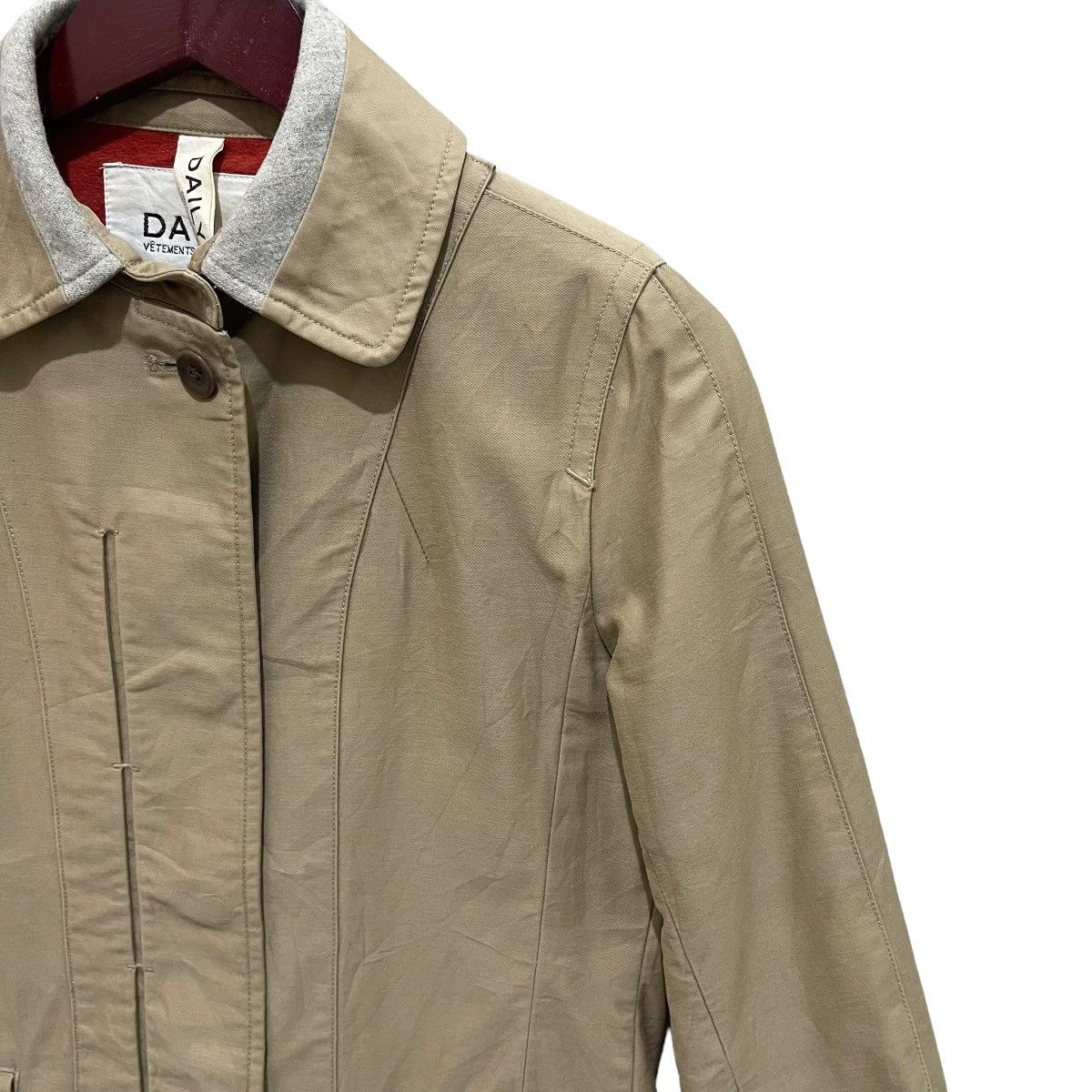 Designer × Japanese Brand DAILY VÊTEMENTS WIM NEELS Trench Coat Jacket Size S / US 4 / IT 40 - 3 Thumbnail