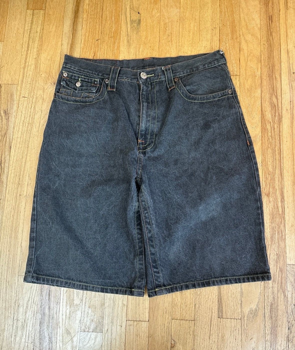 Japanese Brand × True Religion × Vintage Very Rare True Religion buddah Hindu Jorts Size US 38 / EU 54 - 5 Thumbnail