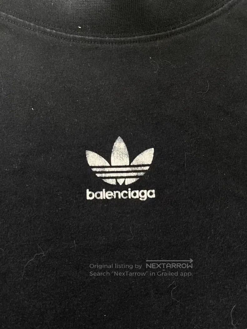 Balenciaga Balenciaga Logo Letter Printed Short Sleeve T-Shirt Size US XL / EU 56 / 4 - 3 Thumbnail