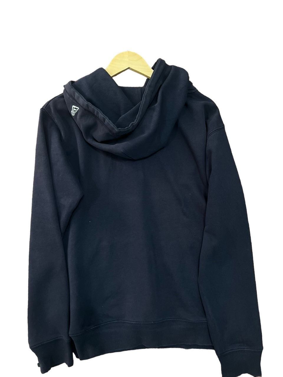 New Era × Yohji Yamamoto Yohji Yamamoto Spellout Hoodie Size US L / EU 52-54 / 3 - 3 Thumbnail