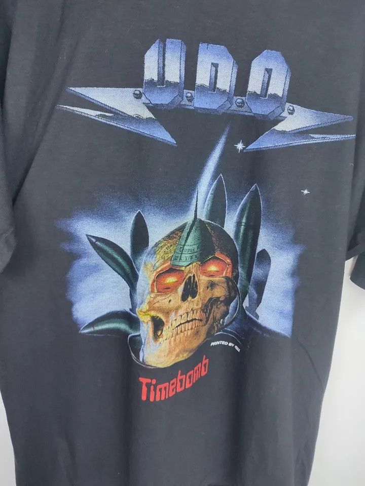 Vintage Rare vintage U.D.O. Timebomb tour 1991 t shirt Size L Size US L / EU 52-54 / 3 - 3 Thumbnail