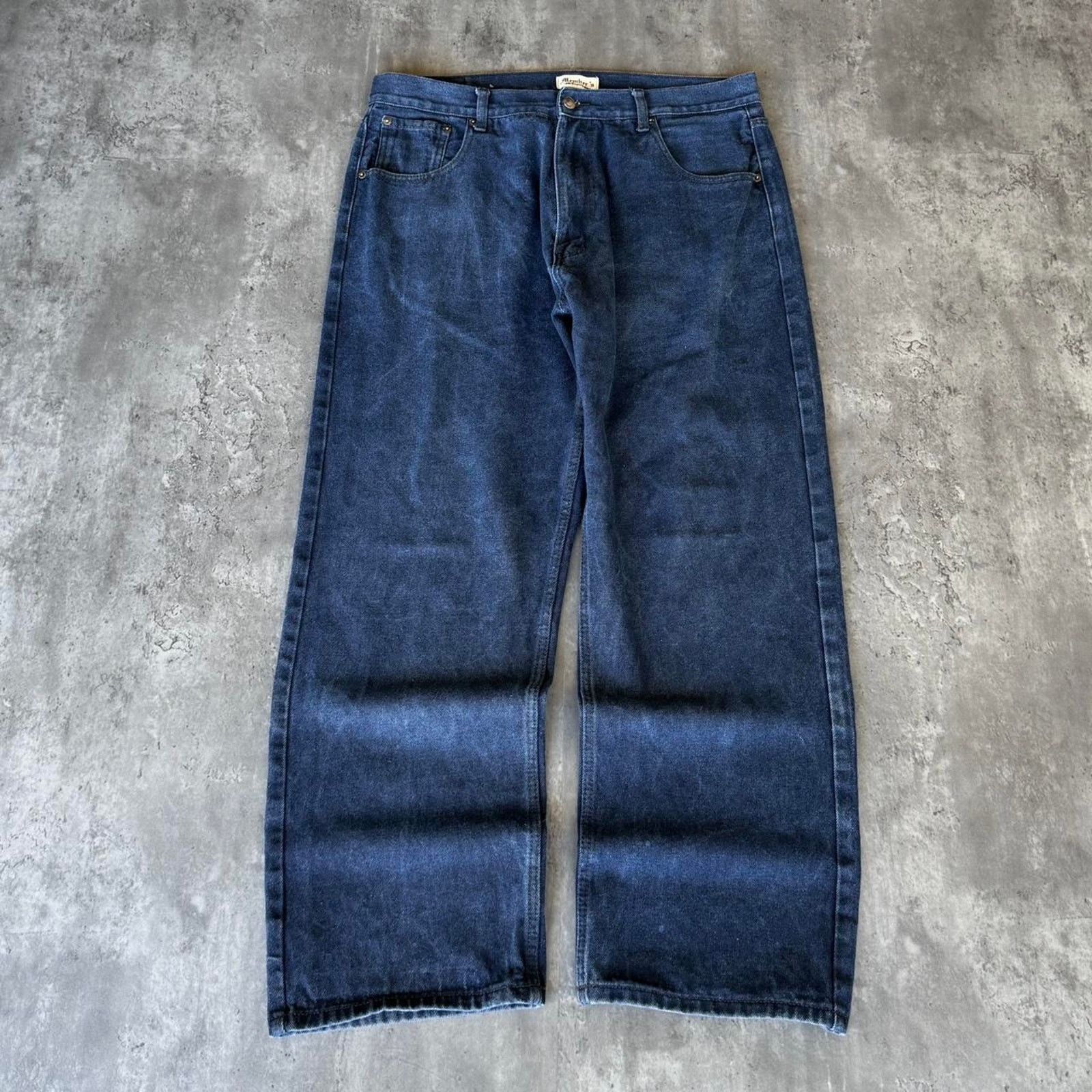JNCO × Members Only × Vintage Vintage Y2K Baggy Wide Leg Skater Cyber Grunge Denim Jeans Size US 38 / EU 54 - 1 Thumbnail