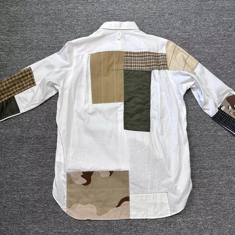 Comme des Garcons Comme Des Garcons Contrasting Patchwork Shirt Size US S / EU 44-46 / 1 - 5 Thumbnail