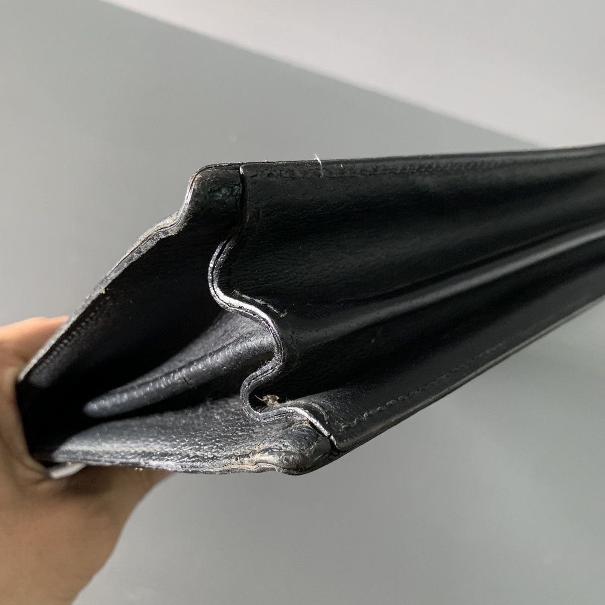 Gucci Authentic Gucci Black Leather Clutch Bag Size ONE SIZE - 11 Thumbnail