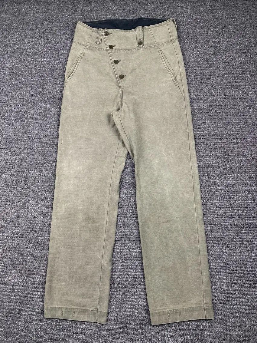 Japanese Brand Assymetrical Buttonfly Pant Size US 32 / EU 48 - 2 Thumbnail