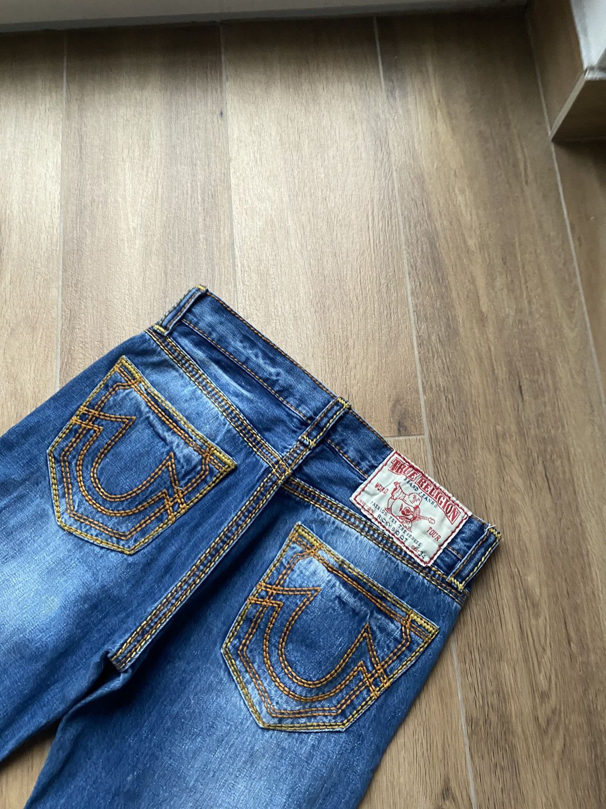 Vintage True Religion Jeans Faded Japanese Avant Garde Y2K