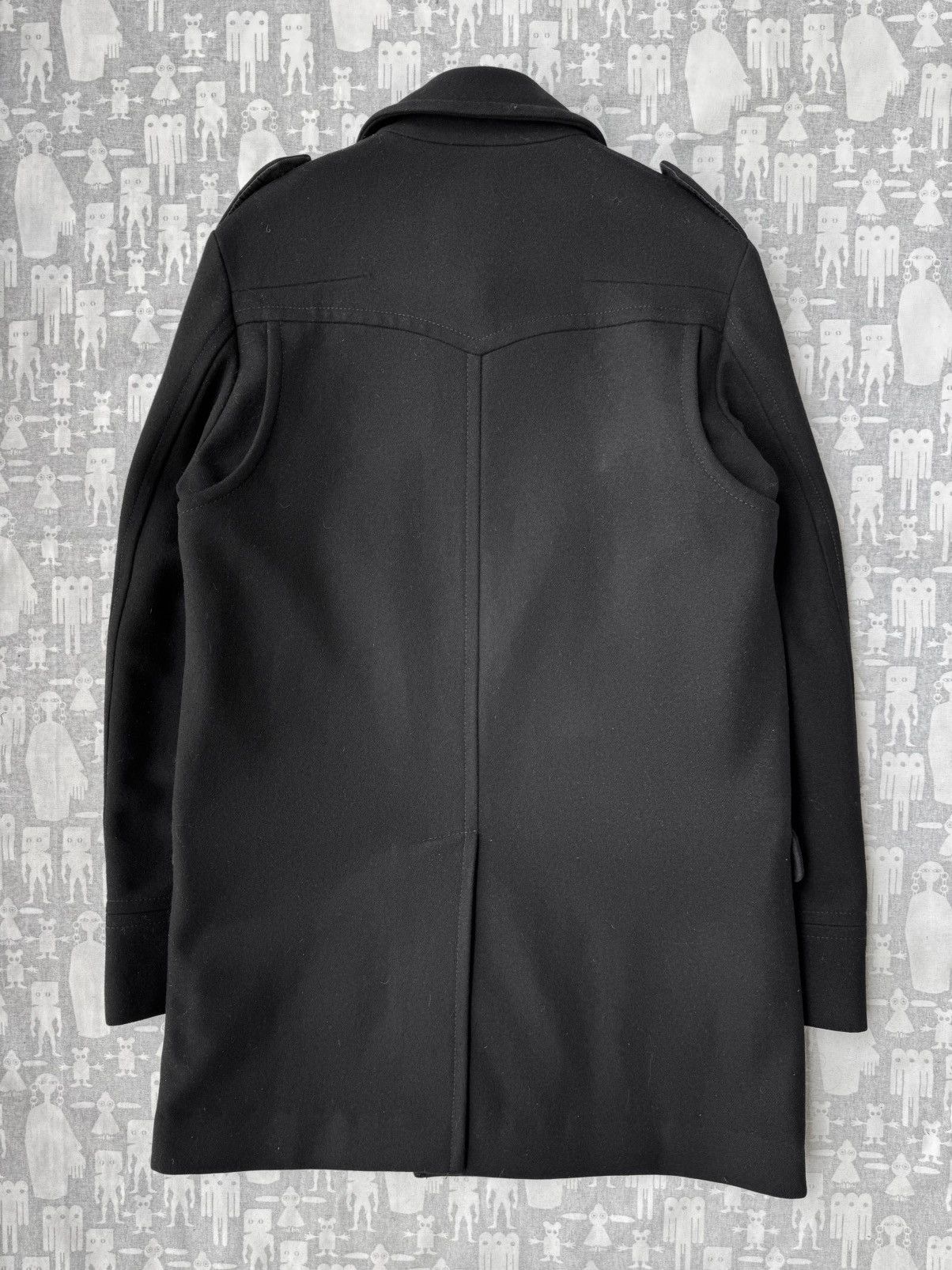 Dior Dior Homme AW06 12 Button Double Breasted Wool Cashmere Coat Size US M / EU 48-50 / 2 - 7 Thumbnail
