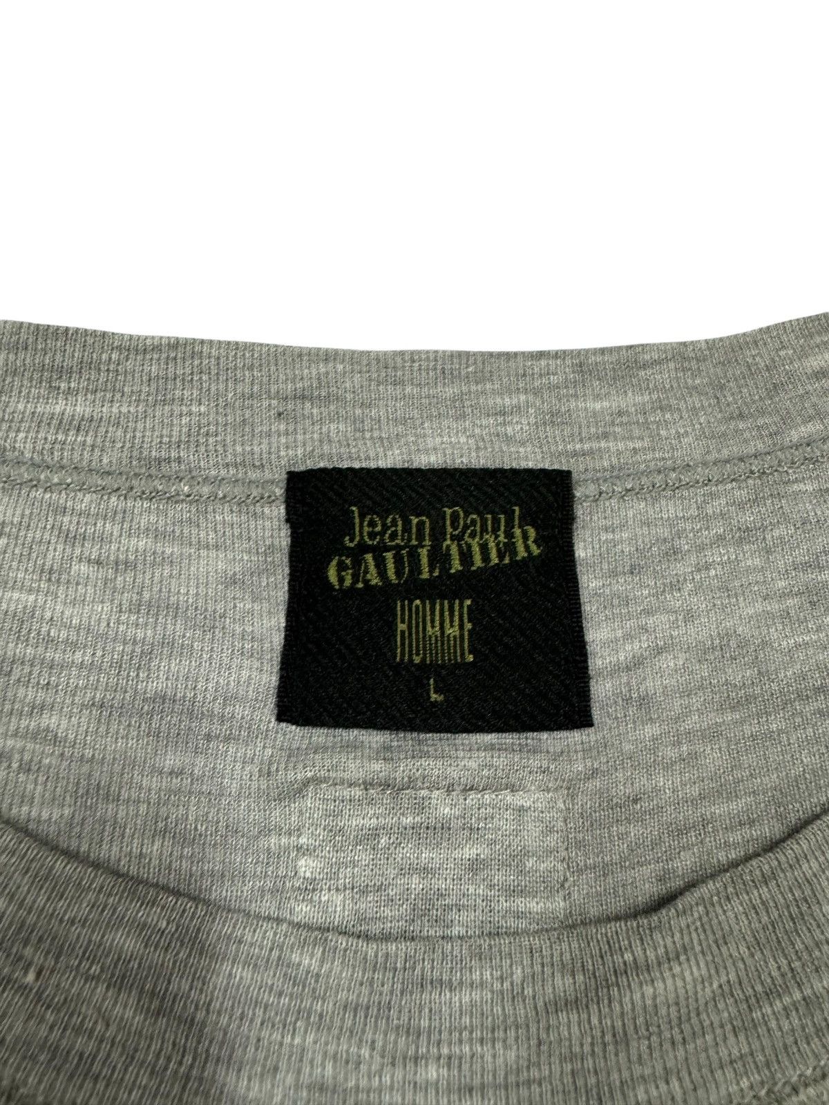 Jean Paul Gaultier × Vintage Vtg🔥Jean Paul Gaultier Homme Corp Basic Tee Size US L / EU 52-54 / 3 - 5 Thumbnail