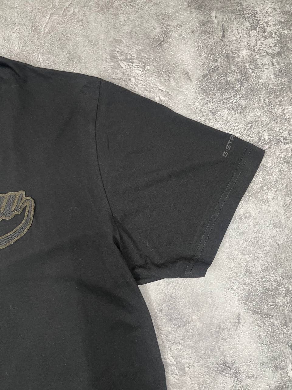 G-Star G-Star Raw Men Cotton T-Shirt Black Vintage Size XXL Size US XXL / EU 58 / 5 - 3 Thumbnail