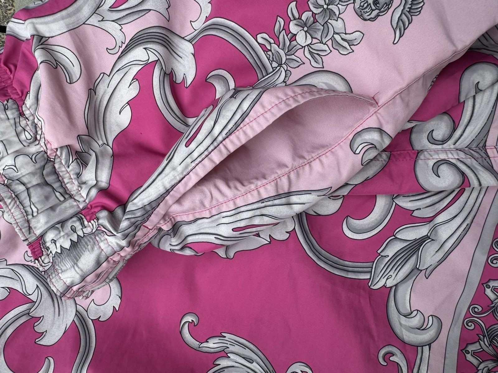Versace Versace Pink Angel Nylon SwimShorts Size US 31 - 8 Thumbnail