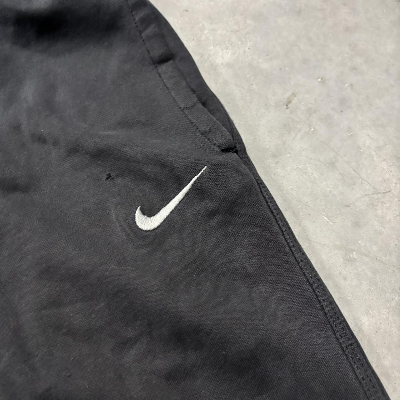 Nike × Vintage Crazy Vintage Y2K/2000s Baggy Black Nike Swoosh Skater Essential Sweatpants! Size US 32 / EU 48 - 5 Thumbnail