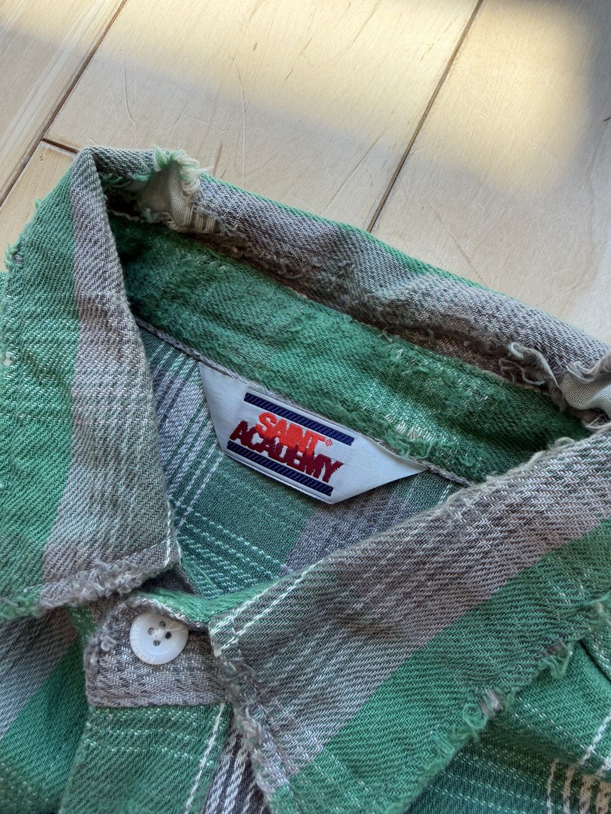 Saint Michael Distressed Flannel Size US L / EU 52-54 / 3 - 6 Thumbnail