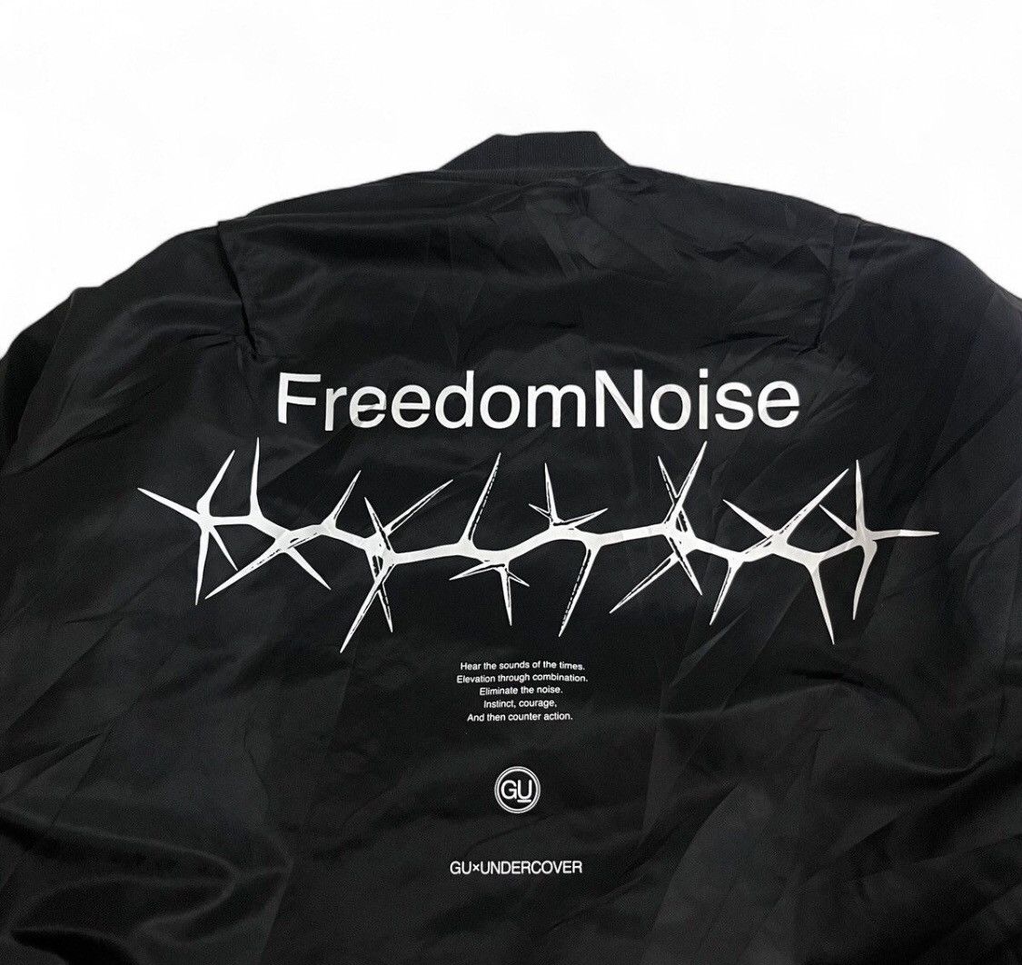 GU × Undercover Gu undercover “Freedom Noise” Bomber jacket Size US M / EU 48-50 / 2 - 4 Thumbnail
