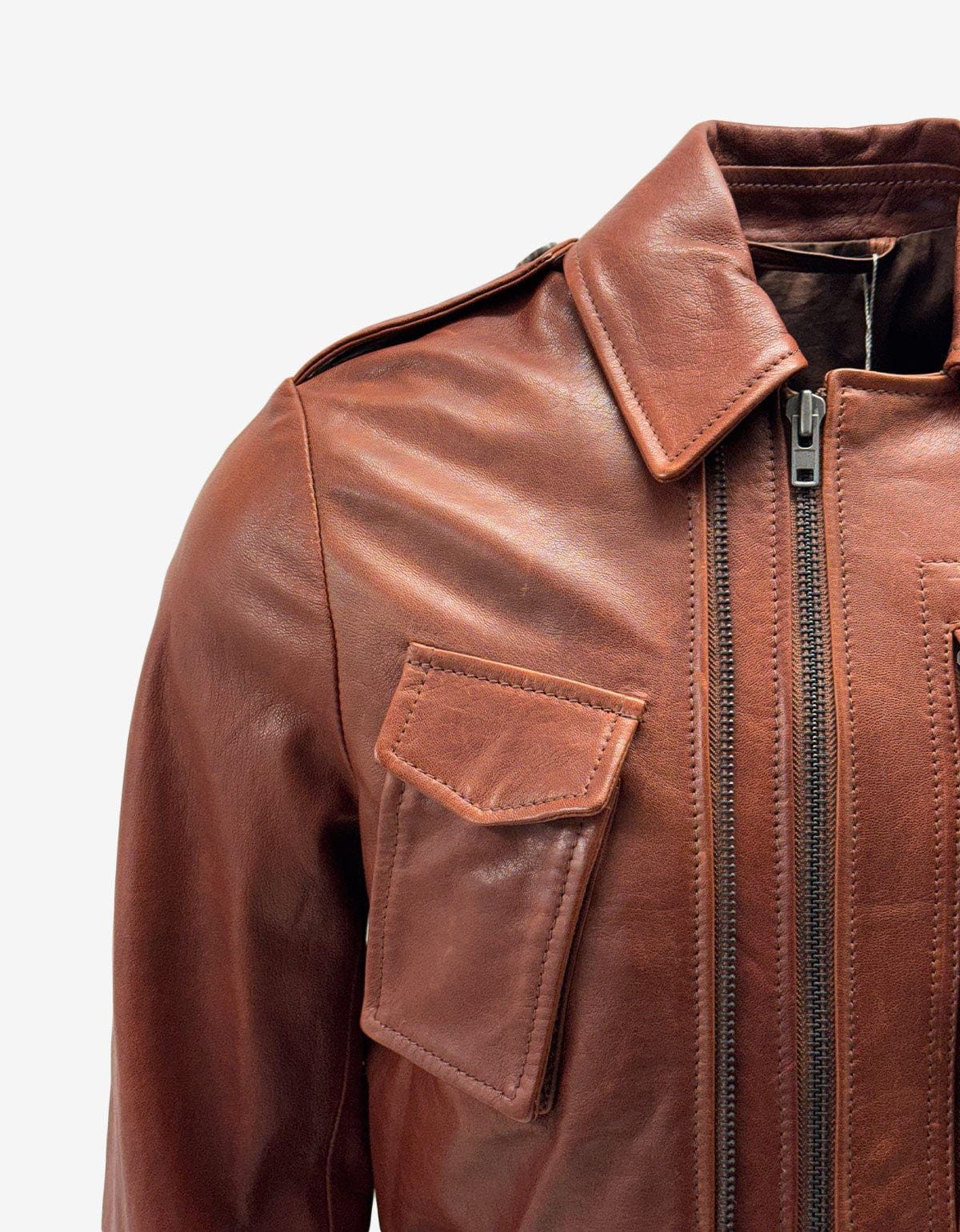 Maison Margiela Maison Martin MargielaTanLeather'Replica' 1940'sJacketSIZE48 Size US M / EU 48-50 / 2 - 5 Thumbnail
