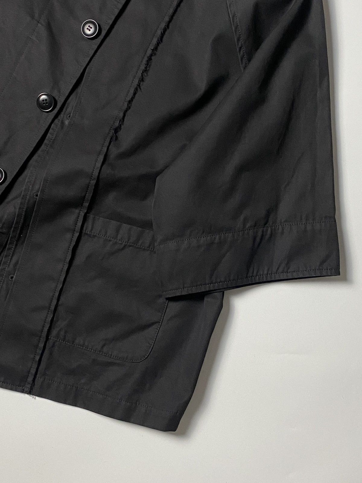 Y's × Yohji Yamamoto Y’s - Half-sleeve Collarless Jacket Size US M / EU 48-50 / 2 - 14 Thumbnail