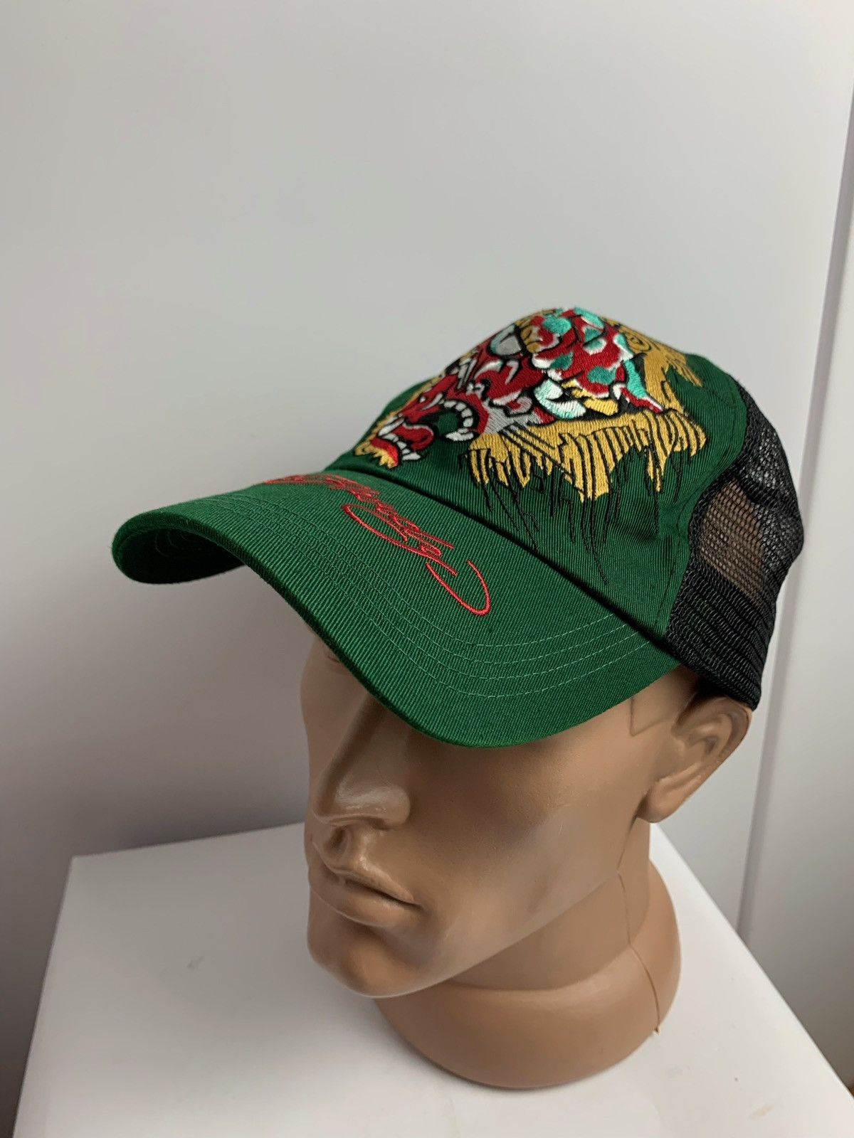Christian Audigier × Ed Hardy Ed hardy big logo cap hat vintage Cristian audigier Size ONE SIZE - 2 Thumbnail
