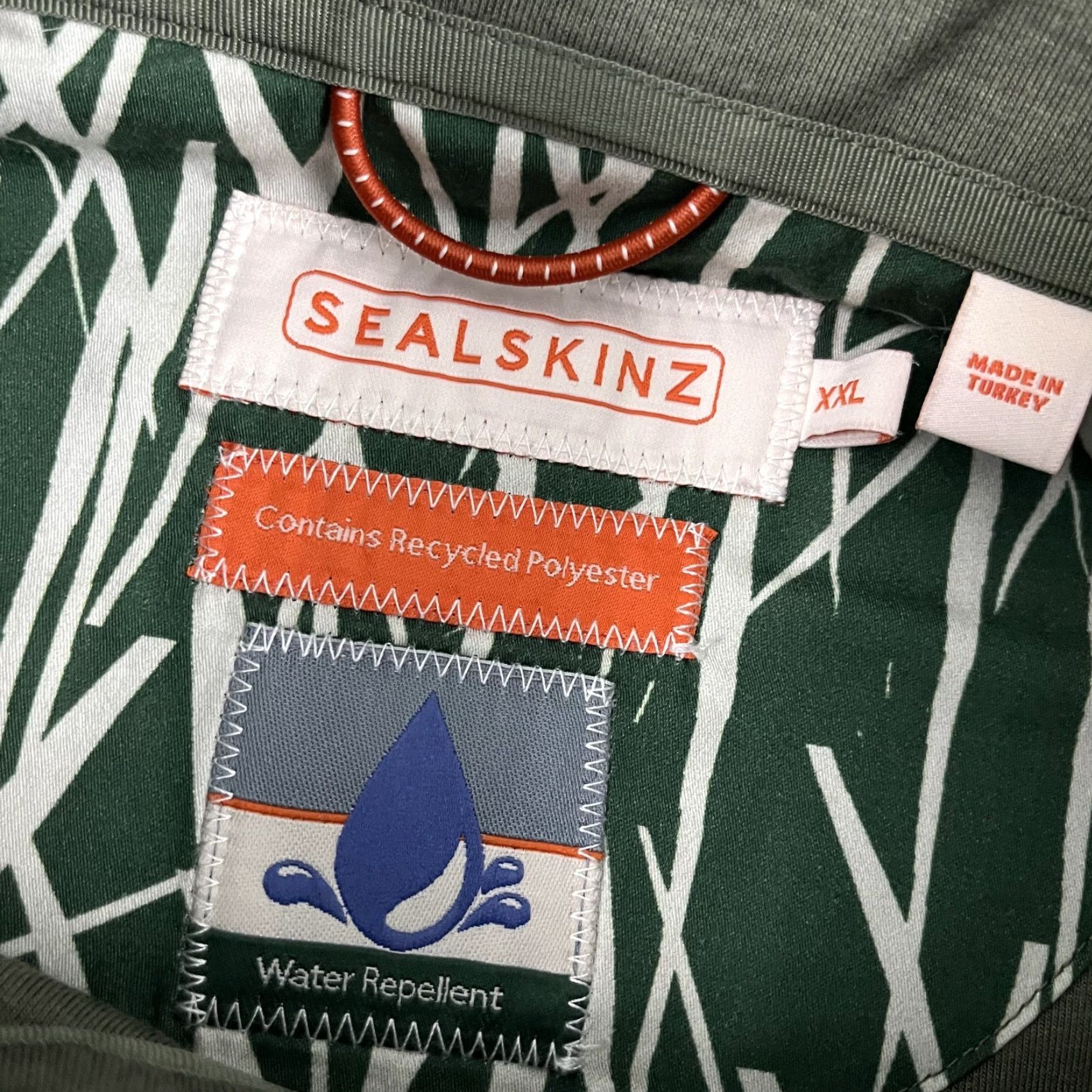 Vintage Sealskinz Jacket Mens 2XL Green Water Repellent Full Zip Bomber Pockets Size US XXL / EU 58 / 5 - 2 Thumbnail