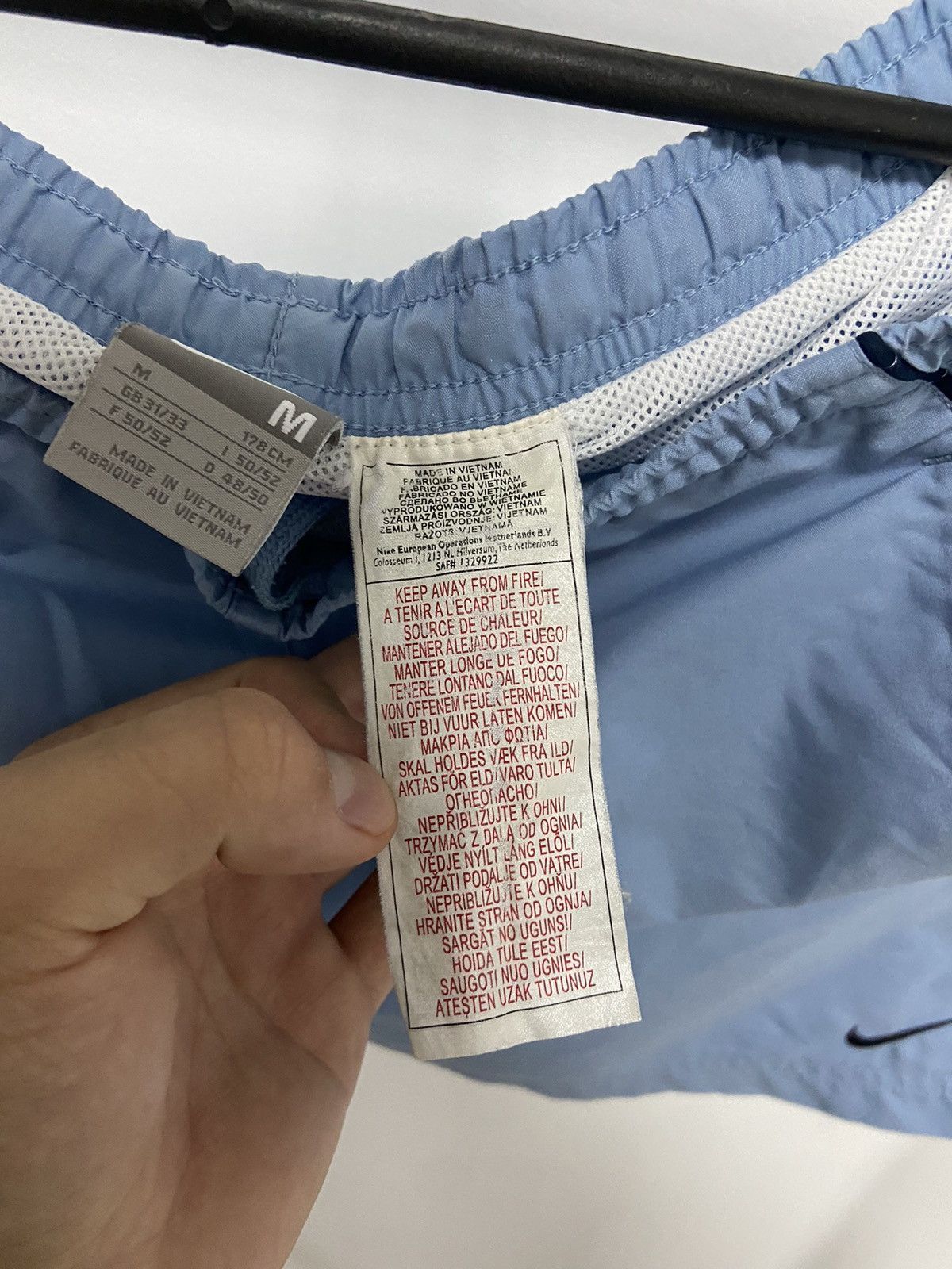 Nike × Vintage Nike Shorts Vintage Small Logo Swoosh Style Skate Nylon Size US 32 / EU 48 - 5 Thumbnail