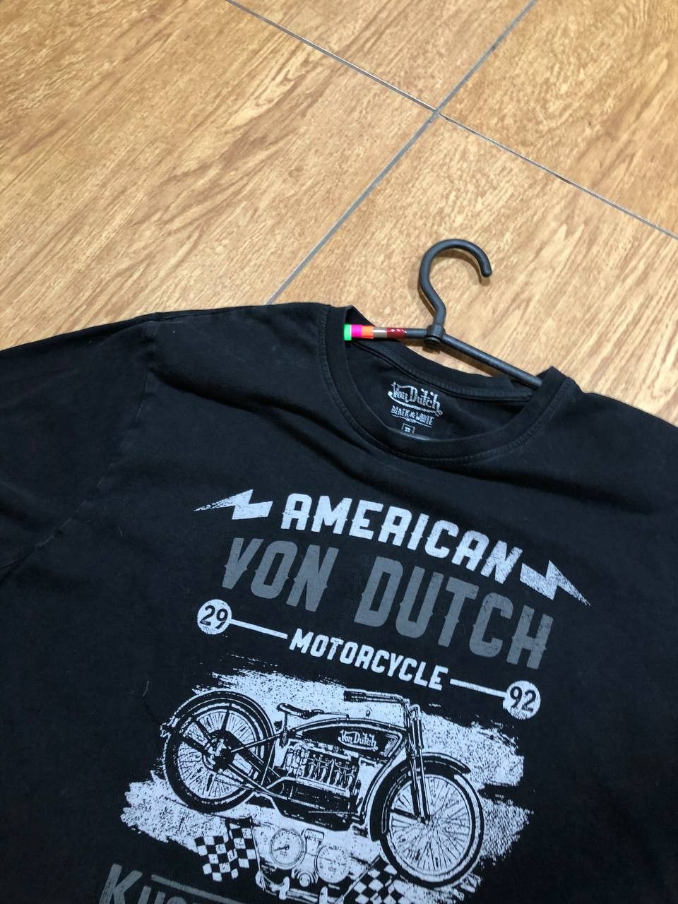 Von Dutch Oversized Cropped Von Dutch Moto Tee Size US XL / EU 56 / 4 - 12 Thumbnail