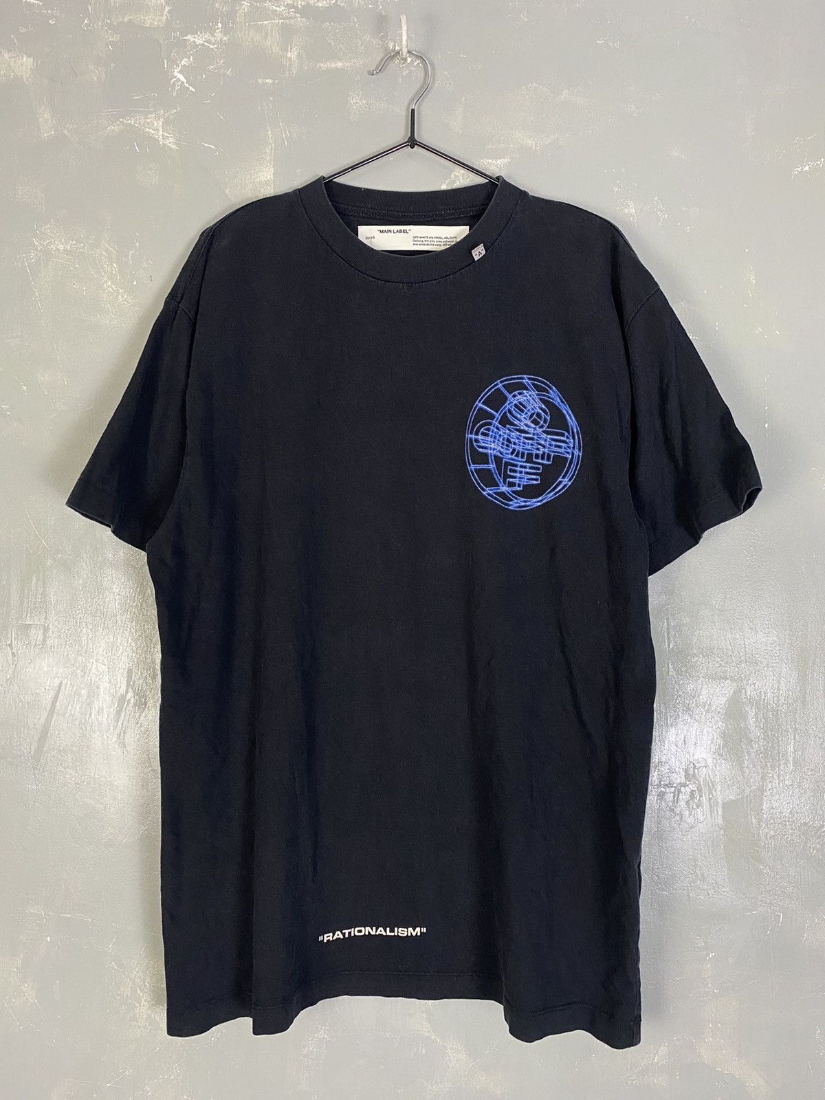 Off-White Off White SS21 “Rationalism” Mullet Tee Size US XXS / EU 40 - 3 Thumbnail