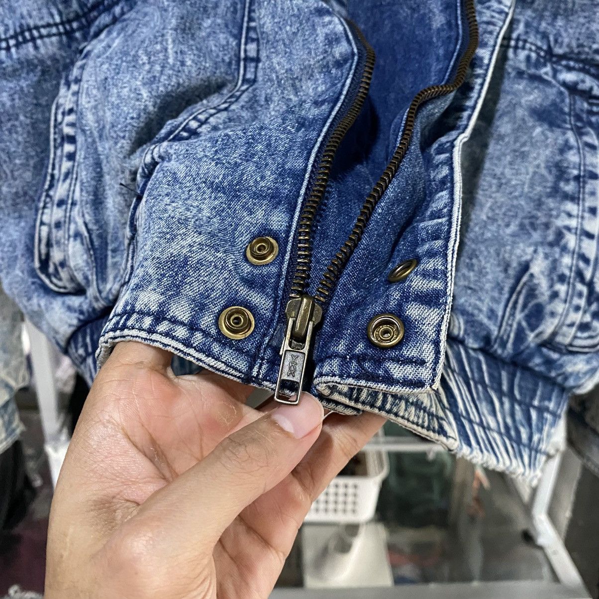 If Six Was Nine × Japanese Brand 💥 vintage Japanese denim bomber by Bobson Size US M / EU 48-50 / 2 - 13 Thumbnail