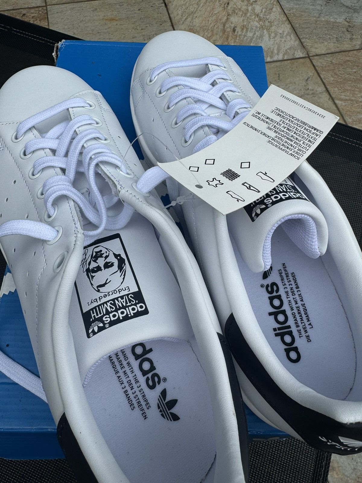 Adidas Adidas Stan Smith Sz 10 Navy Size US 10 / EU 43 - 5 Thumbnail