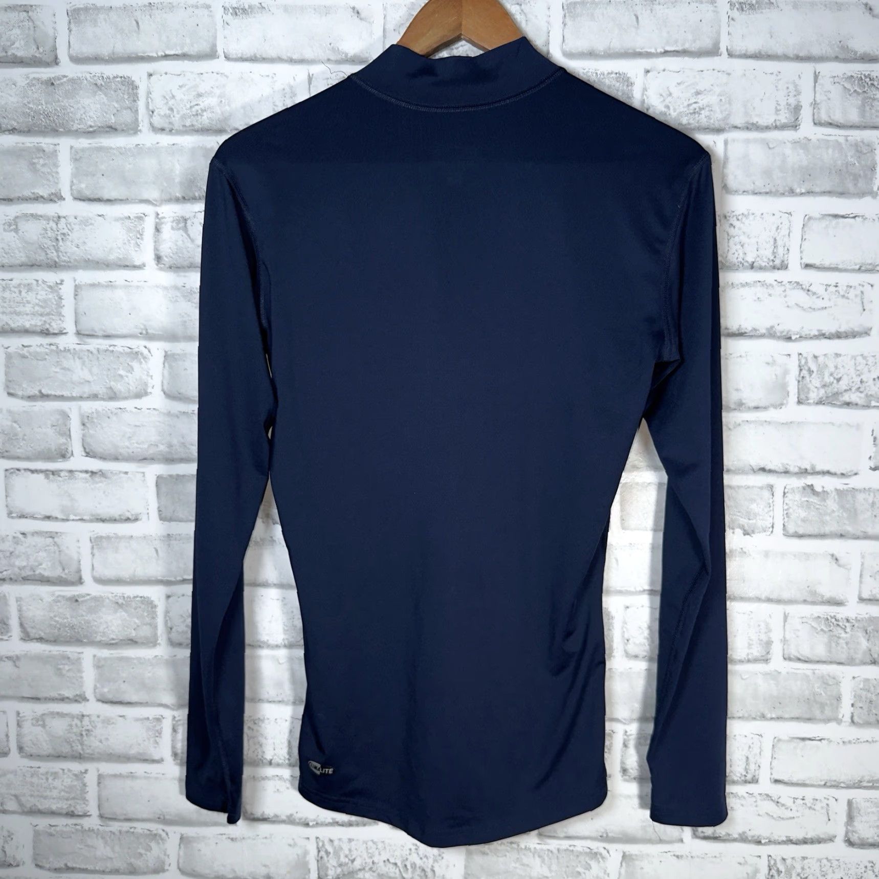 Adidas Adidas Dark Blue Polyester Long Sleeve Athletic Compression Shirt Mens Size M Size US M / EU 48-50 / 2 - 5 Thumbnail