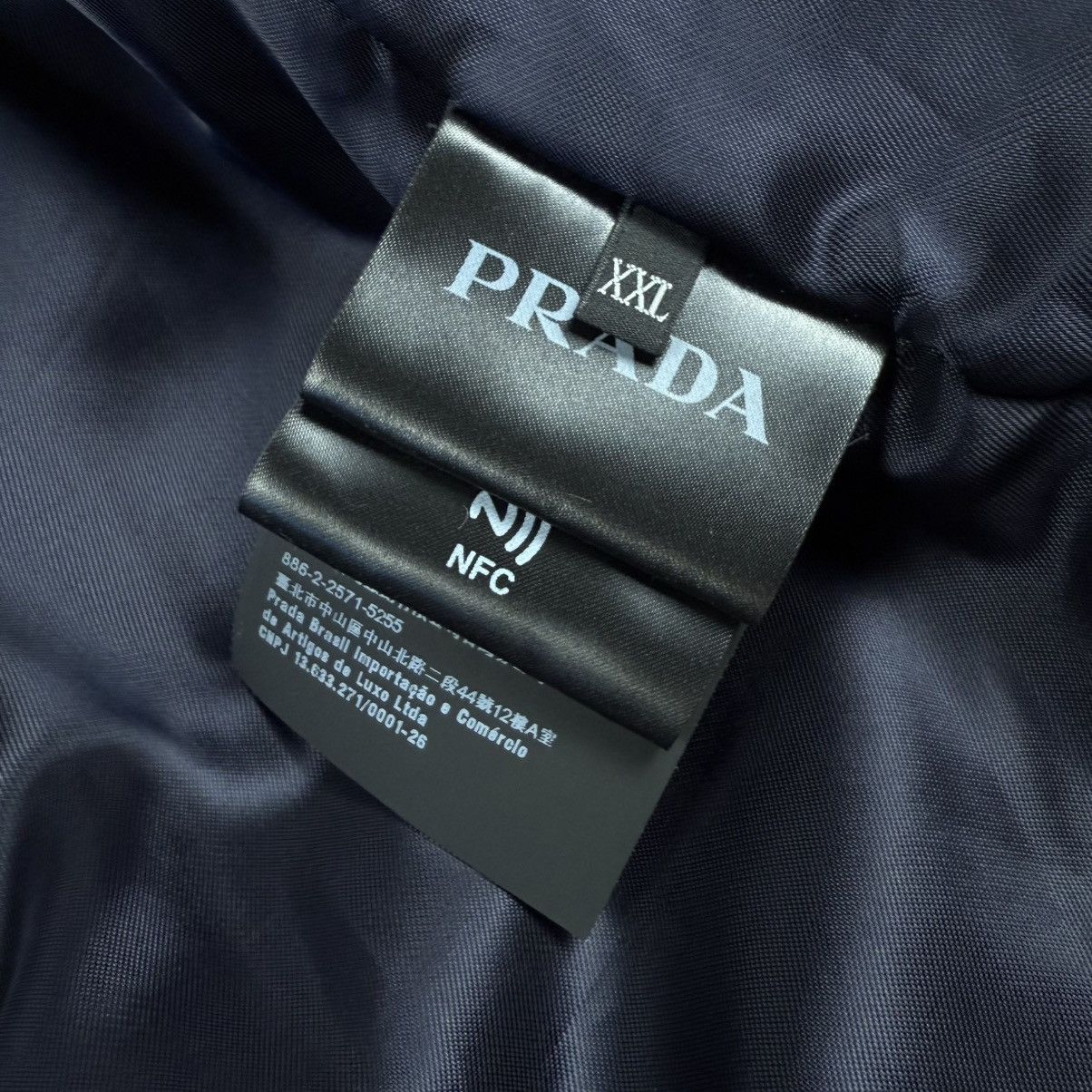 Prada Prada Corduroy Logo Snap Button Up ‘Navy’ Shirt Jacket Size US XXL / EU 58 / 5 - 8 Thumbnail