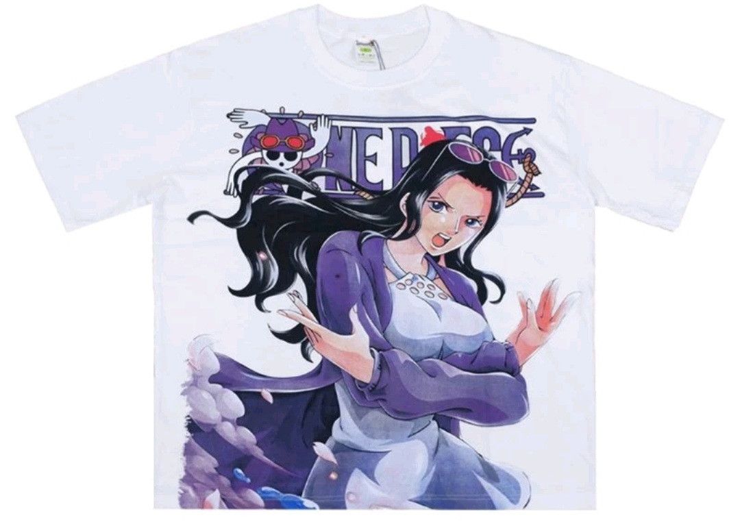image of Rare Anime One Piece Nico Robin The Child Demon in Black, Men's (Size Large)