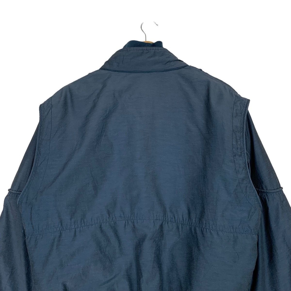 Japanese Brand LONE RICH Blue Parachute Bomber Jacket #1097-C50 Size US L / EU 52-54 / 3 - 8 Thumbnail
