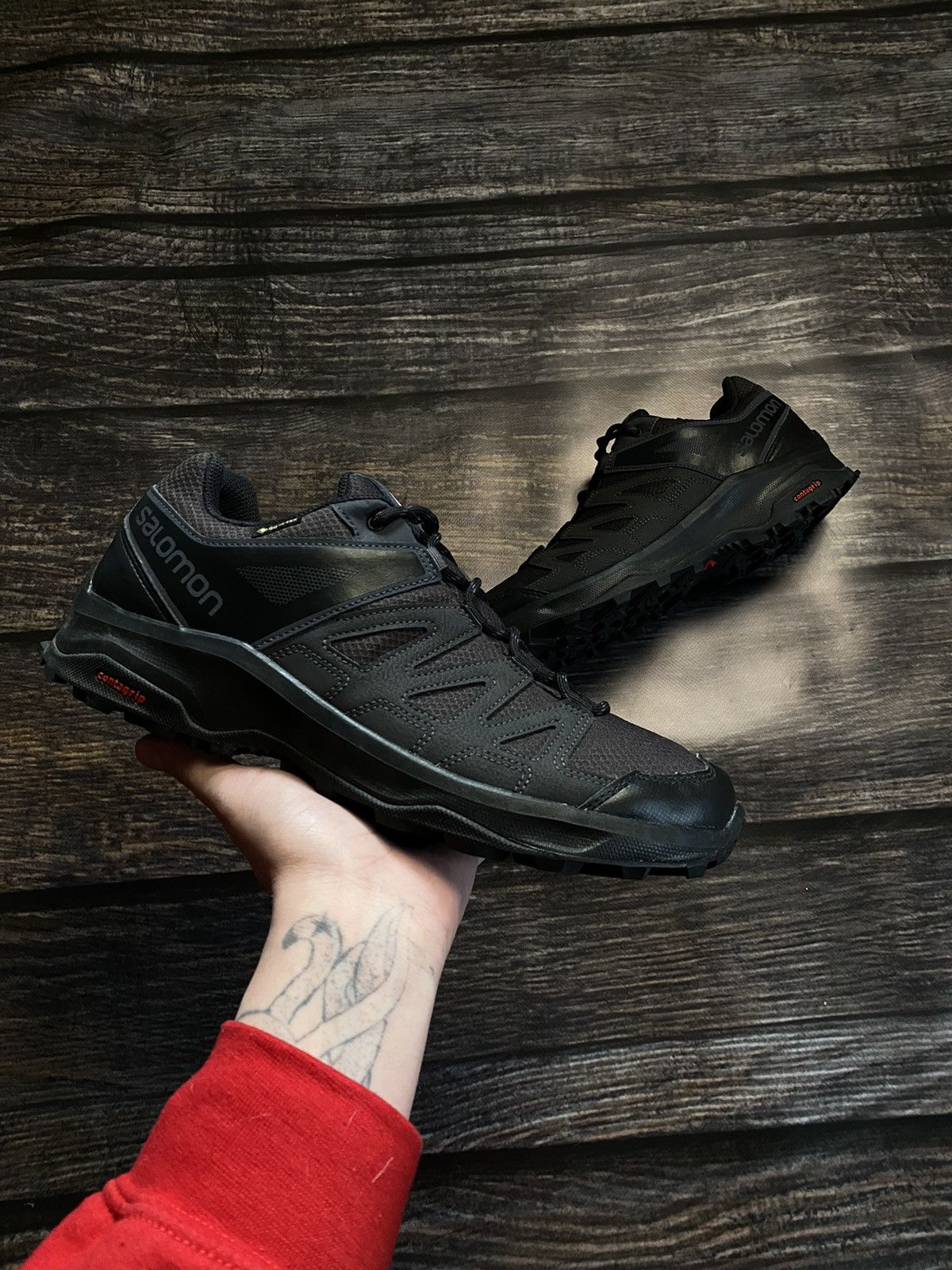 image of Goretex x Salomon Gore-Tex Tactical Sneakers in Black, Men's (Size 8)