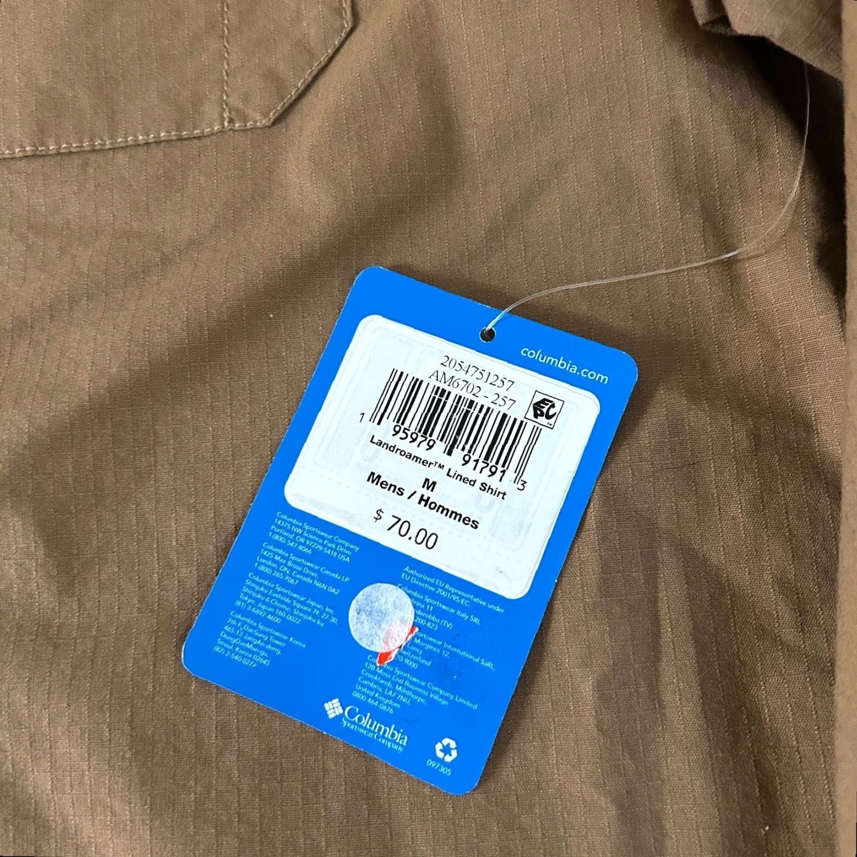 Vintage VINTAGE Columbia Landroamer Lined Shirt Button Up Long Sleeve Tan Mens Medium NWT 0 Size US M / EU 48-50 / 2 - 4 Thumbnail