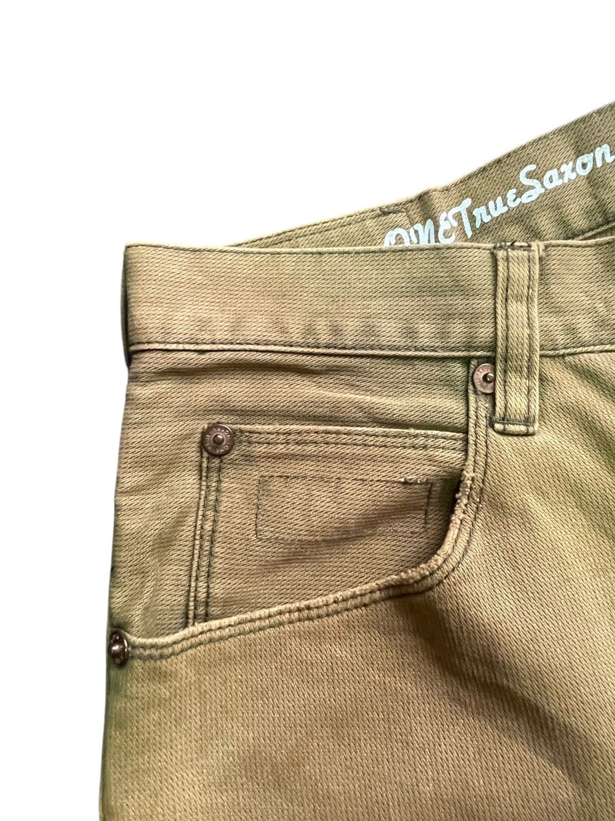 Designer × Vintage Vintage One True Saxon Denim Size US 34 / EU 50 - 5 Thumbnail
