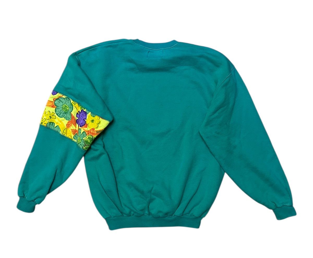 Fiorucci Vintage 90s Fiorucci flower shop Italy sweatshirt Size US M / EU 48-50 / 2 - 4 Thumbnail